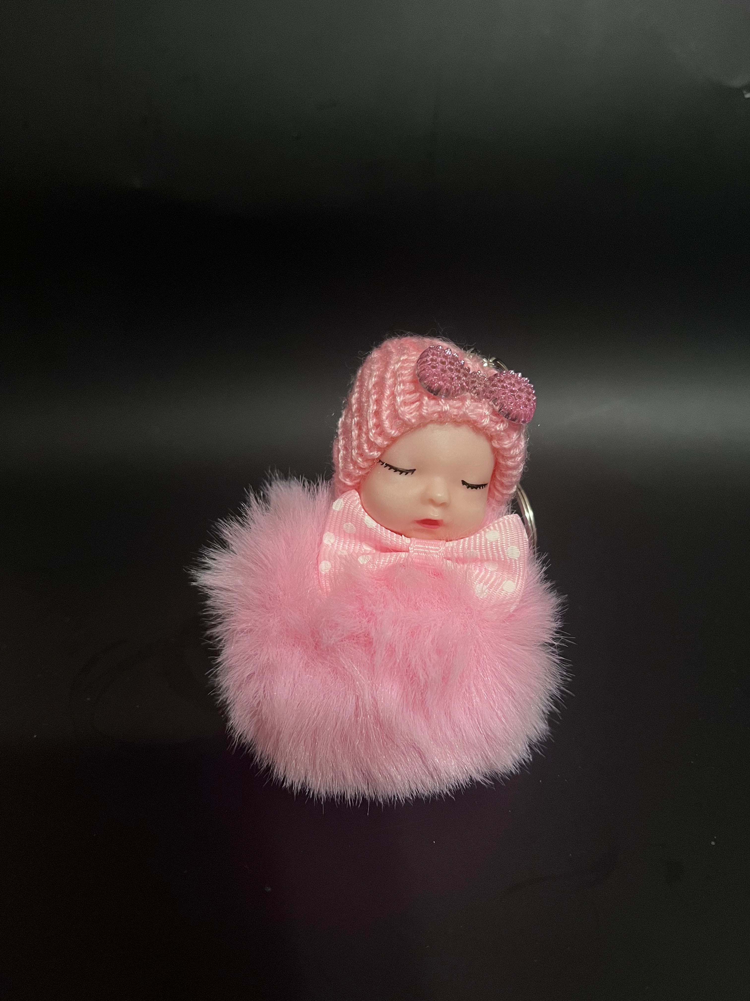 Fuzzy Baby Key Chain