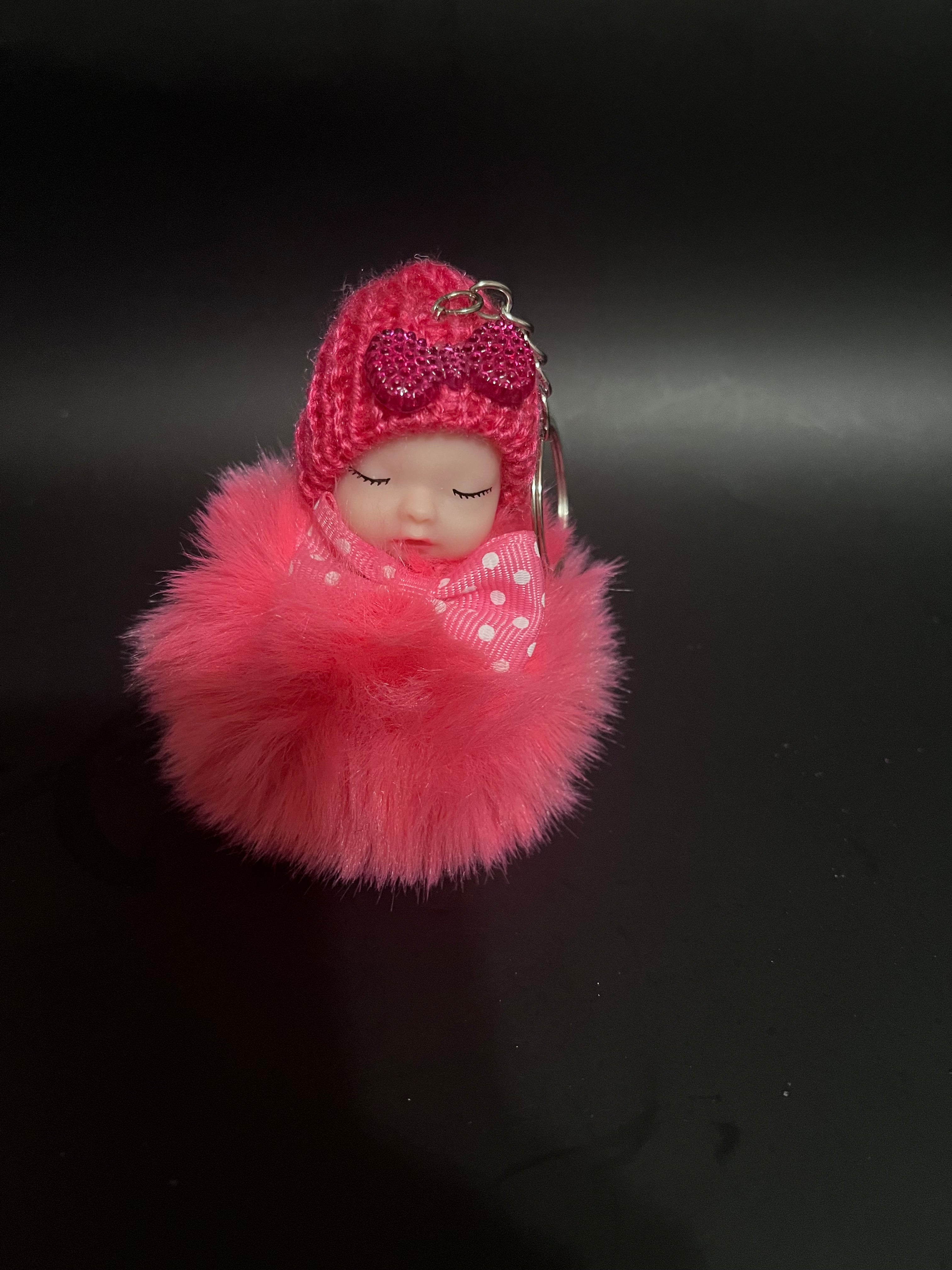 Fuzzy Baby Key Chain