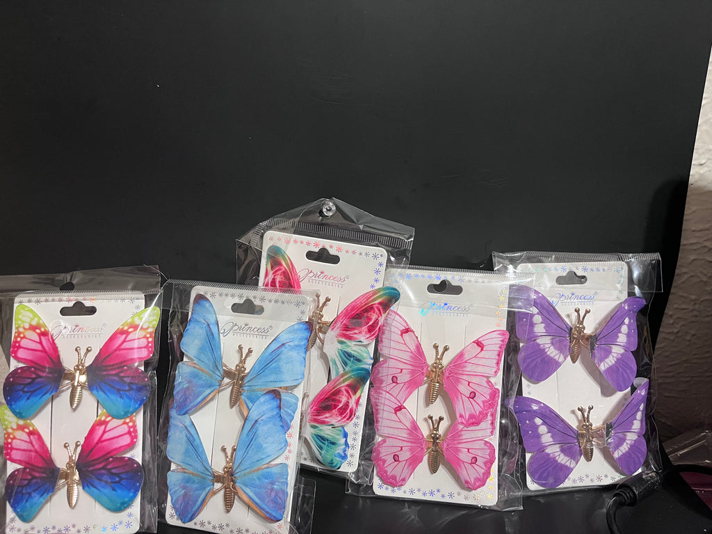 Butterfly Hair Clips