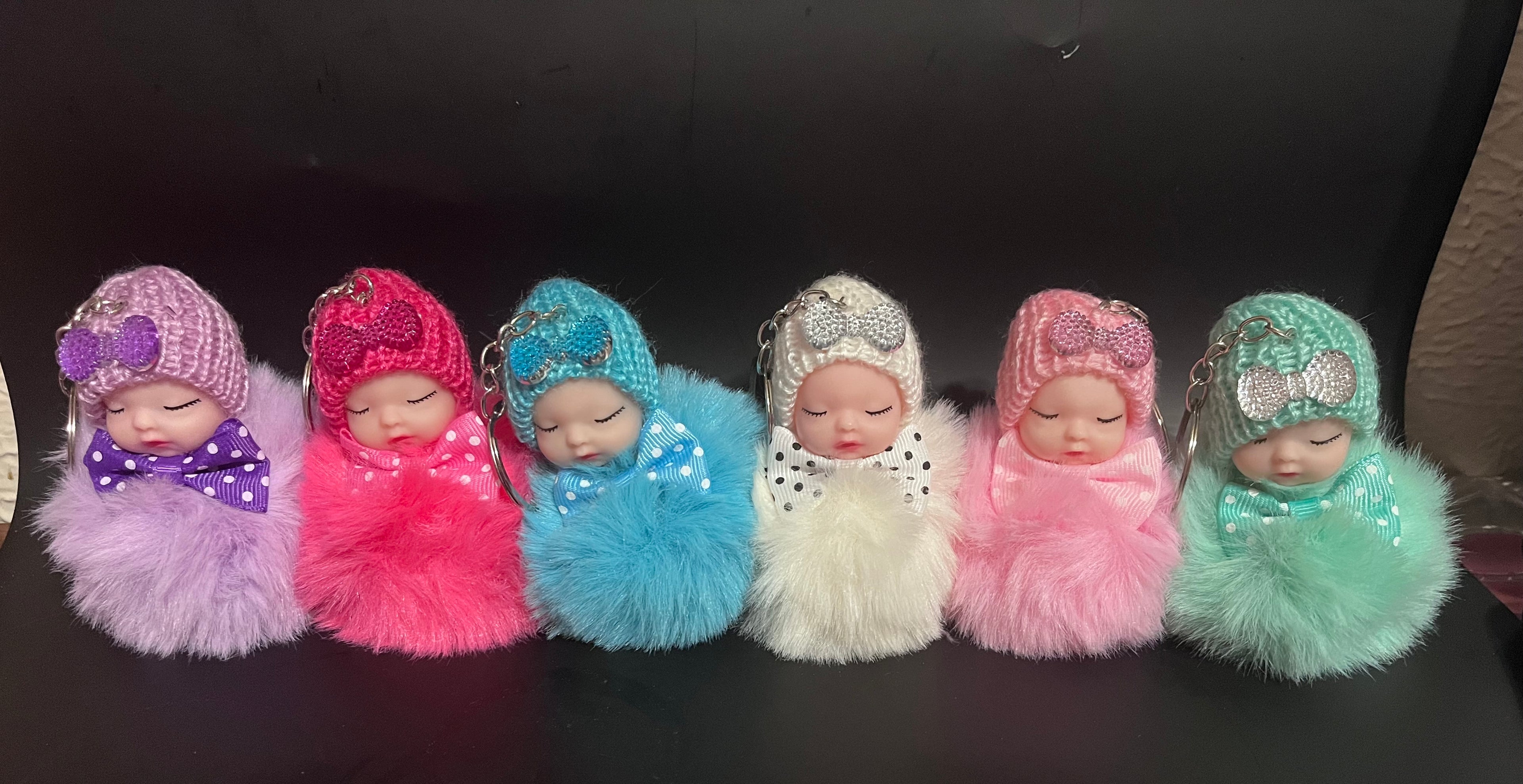 Fuzzy Baby Key Chain