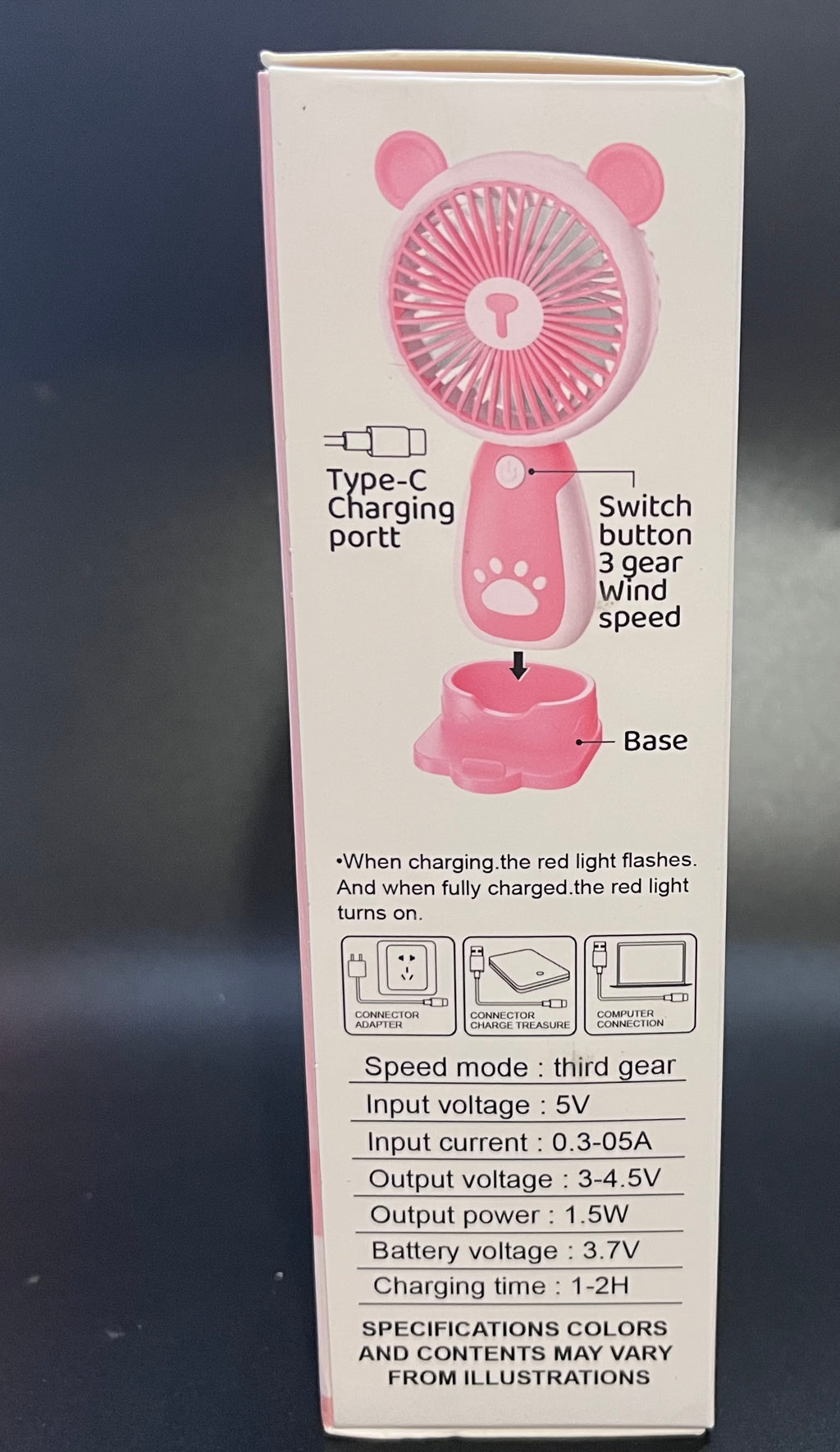 Medium handheld fan