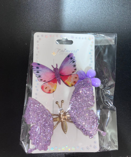 Butterflies and Flower Hair pins